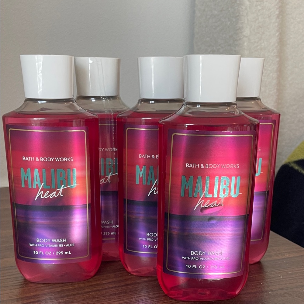 Bath & Body Works Malibu Heat Body Wash x5 total NEW